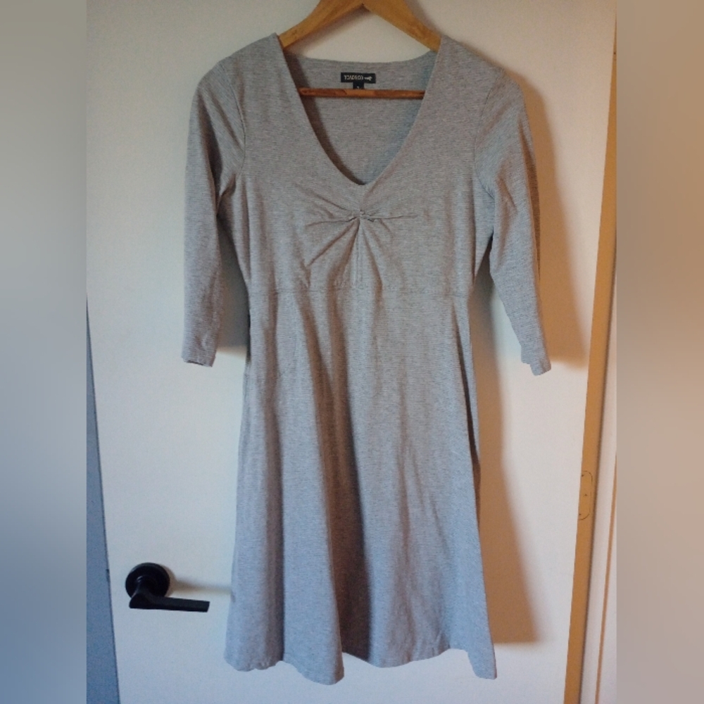 Toad & Co Heather Gray Dress with Organic Cotton Size Small